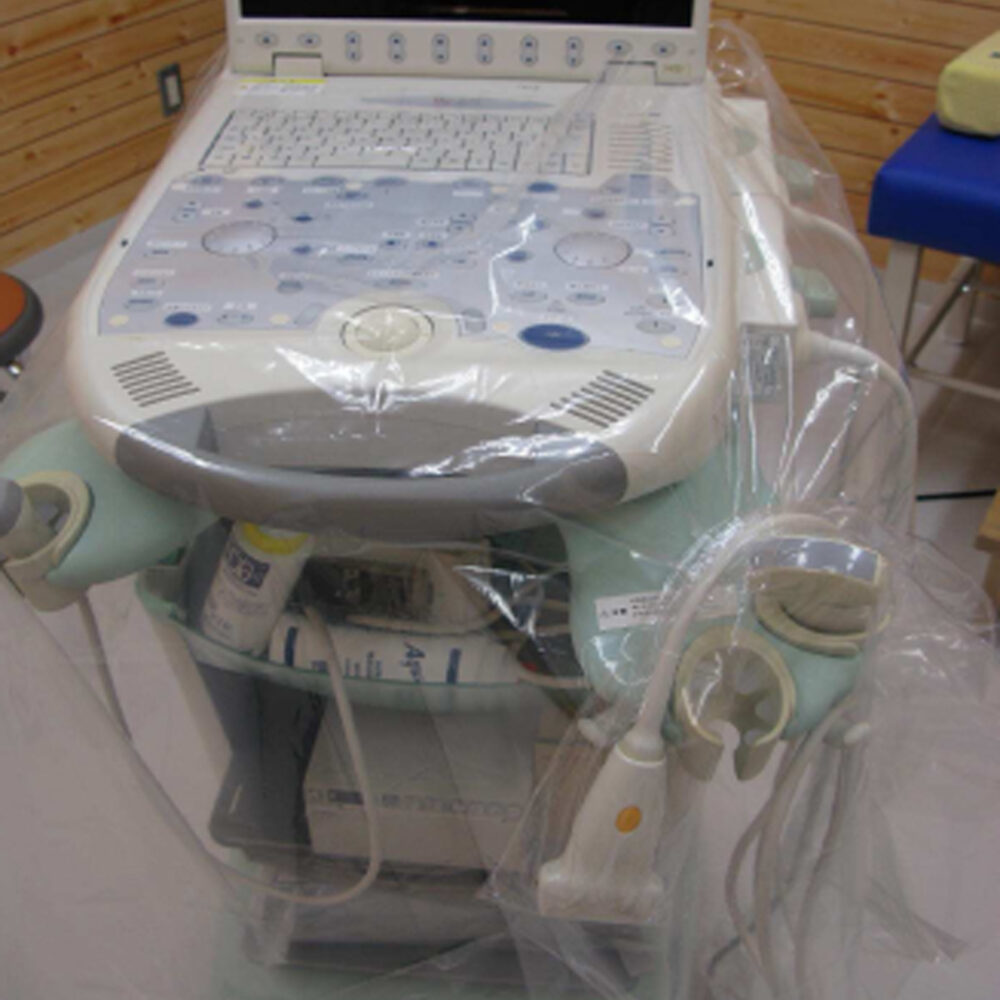 エコー操作盤カバー・プローブカバー滅菌ジェルセットの写真